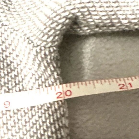 Sonoma Lifestyle Womens Gray & White Striped Knit Top Medium Lounge - Picture 5 of 6